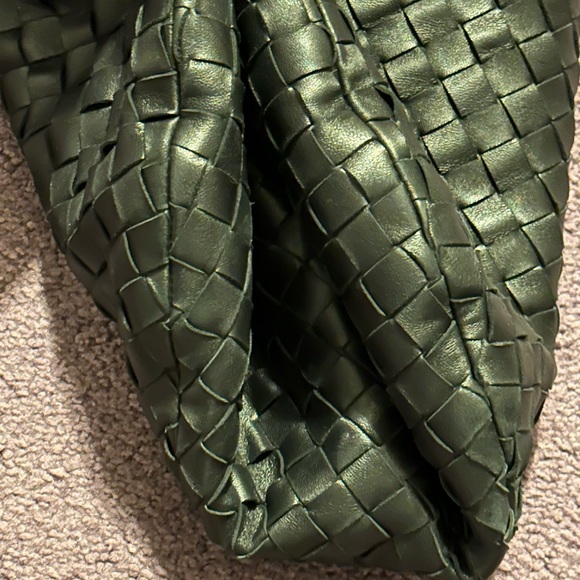 Authentic Bottega, Venetta, black, lambskin, leather Maxi Jodi intrecciato - Picture 11 of 14